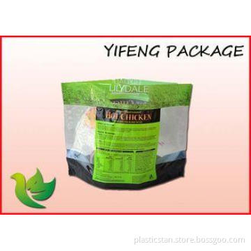 Chicken Plastic Stand Up Pouch With Custom Printing And Zip